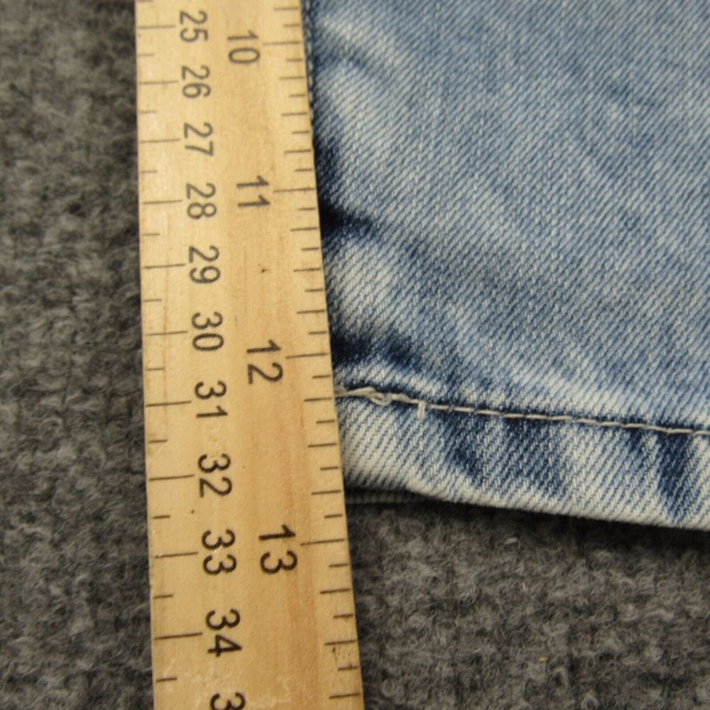 Southpole Shorts Men 48x12 Distressed Jean Blue Baggy Hip Hop Skate Jorts Faded - Picture 7 of 12